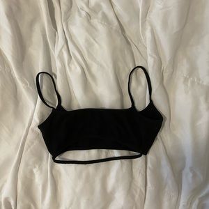 Black bralette